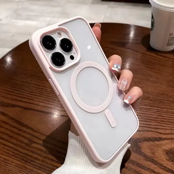 GREEN MAGNETIC COVER IPHONE 14 PRO | PINK